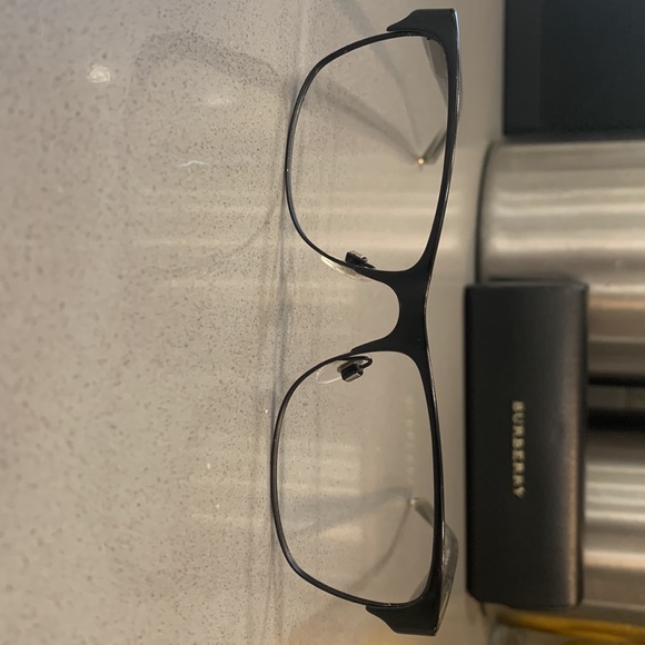 BURBERRY Brushed Brown Metal Rectangle Eyeglasses - Picture 14 of 14